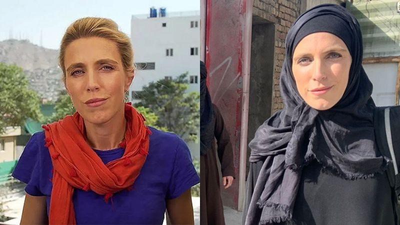 Clarissa Ward desde Afganistán (Tomada de elprural.com)